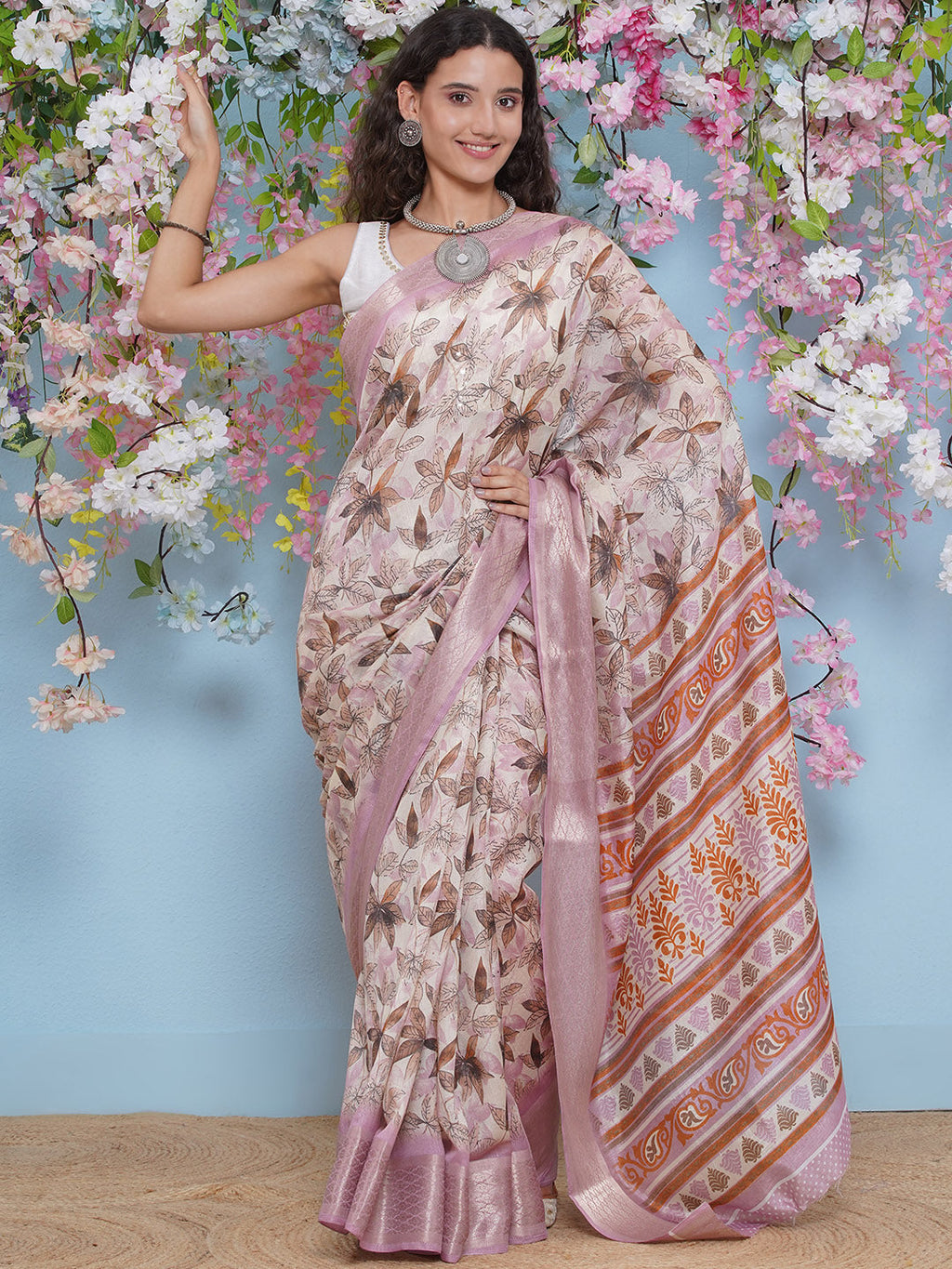 Banarasi Border Cotton Silk Saree