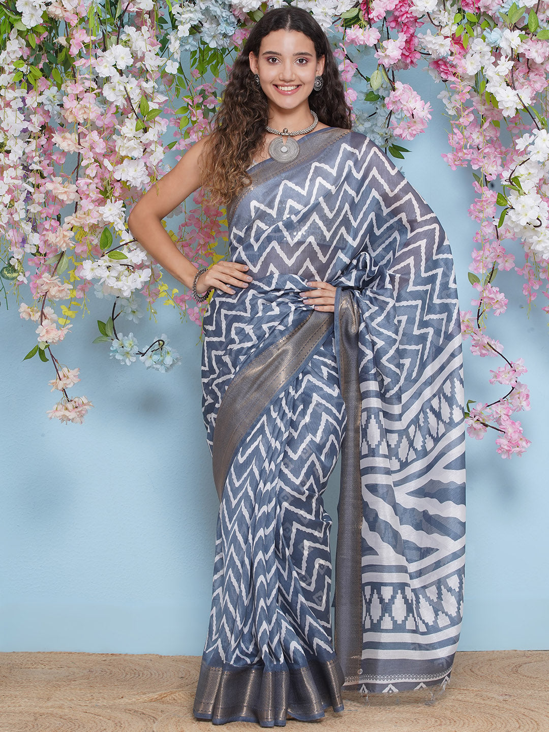Banarasi Border Cotton Silk Saree