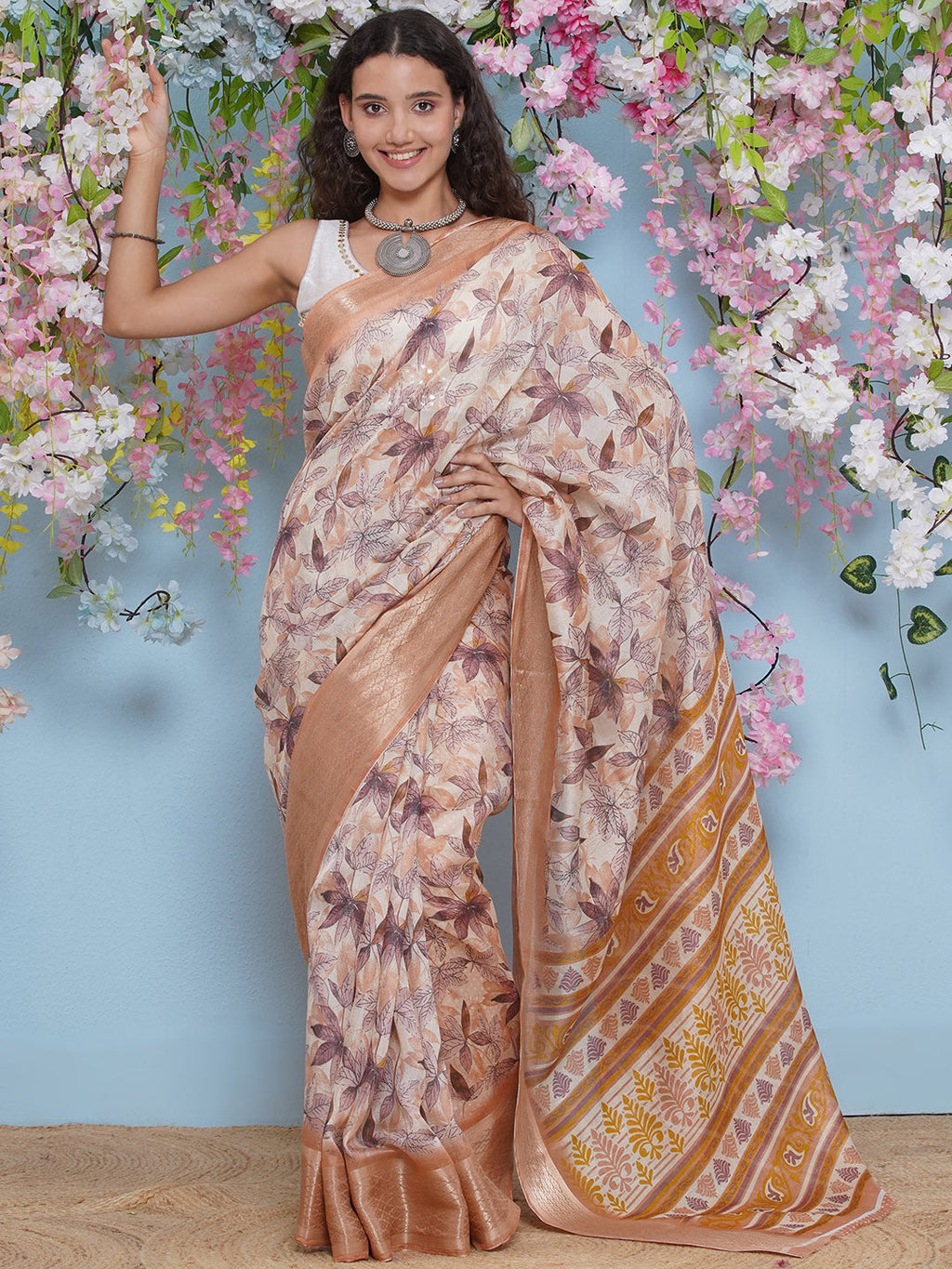 Banarasi Border Cotton Silk Saree