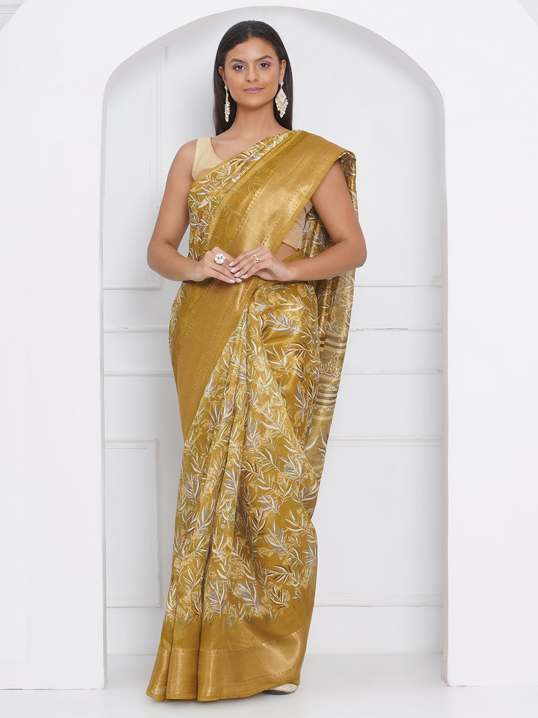 Cotton Silk Saree with Blouse