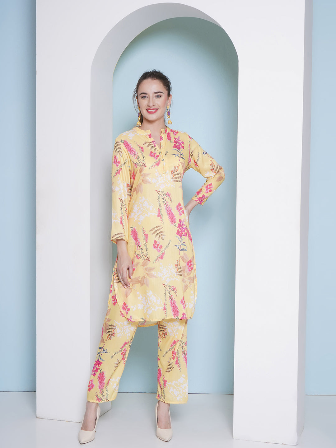 Muslin Printed Co-Ord Set for Women