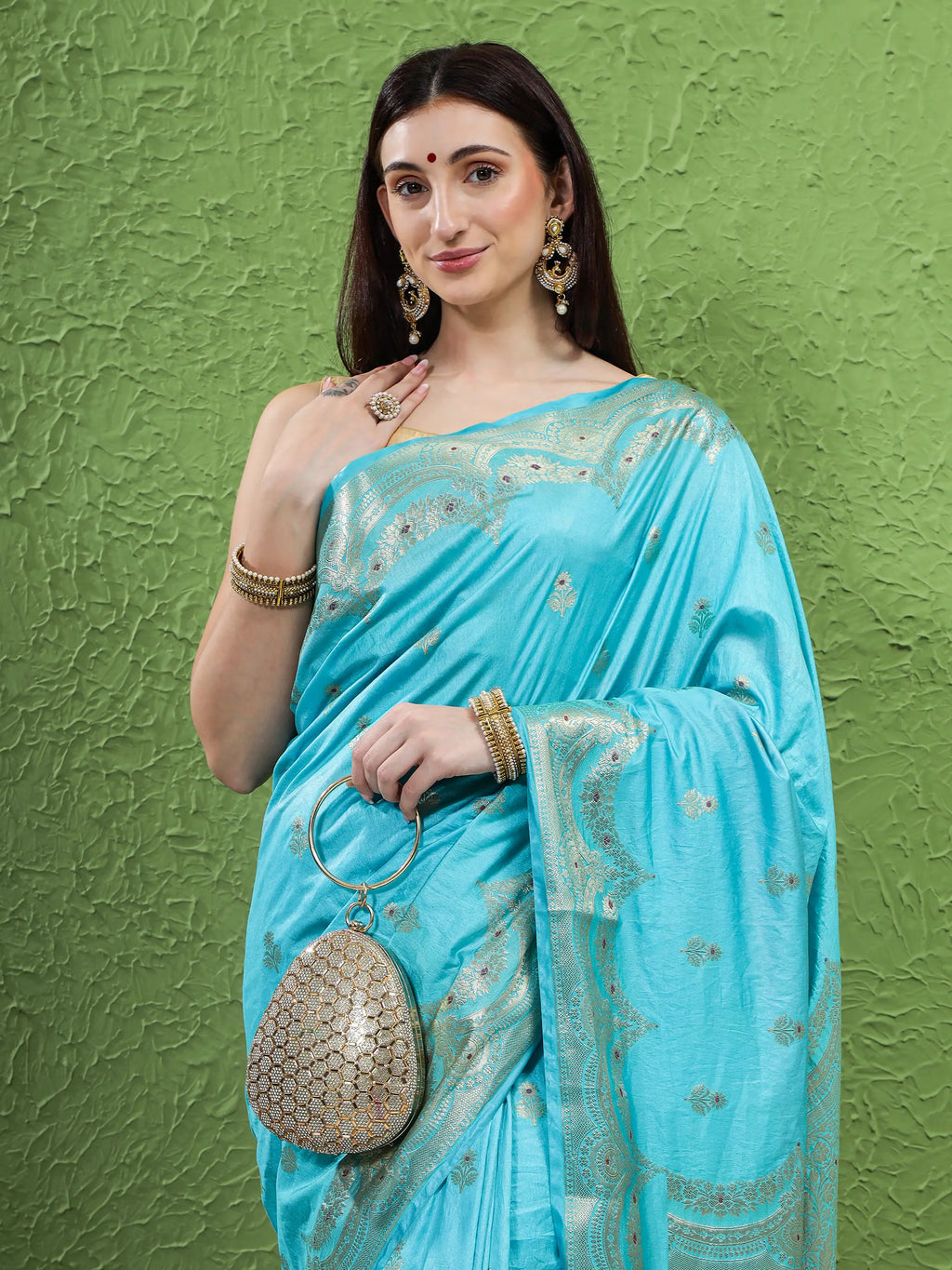 Madhurima - Sky Blue