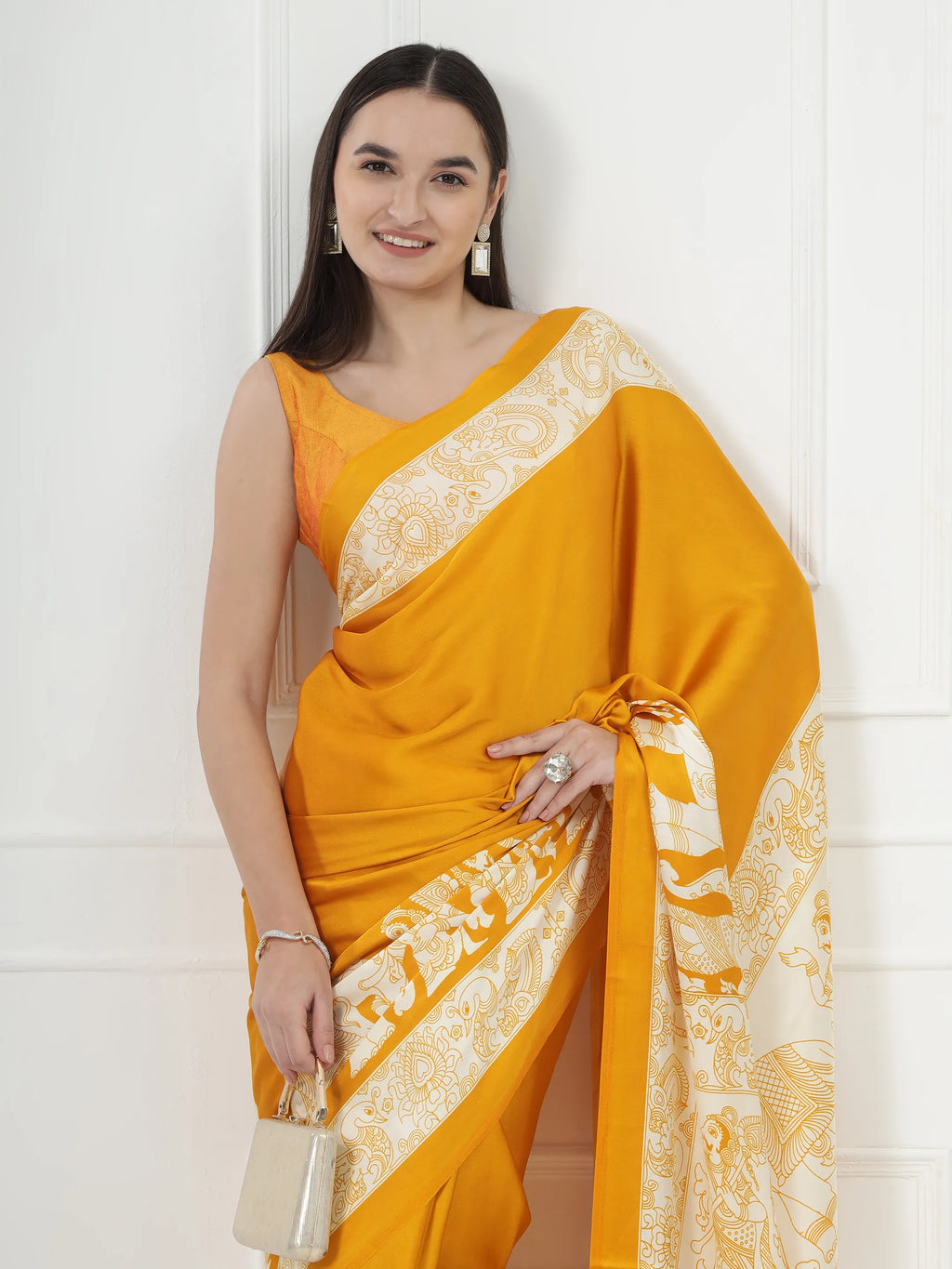 Kalamkari Darbar - Yellow