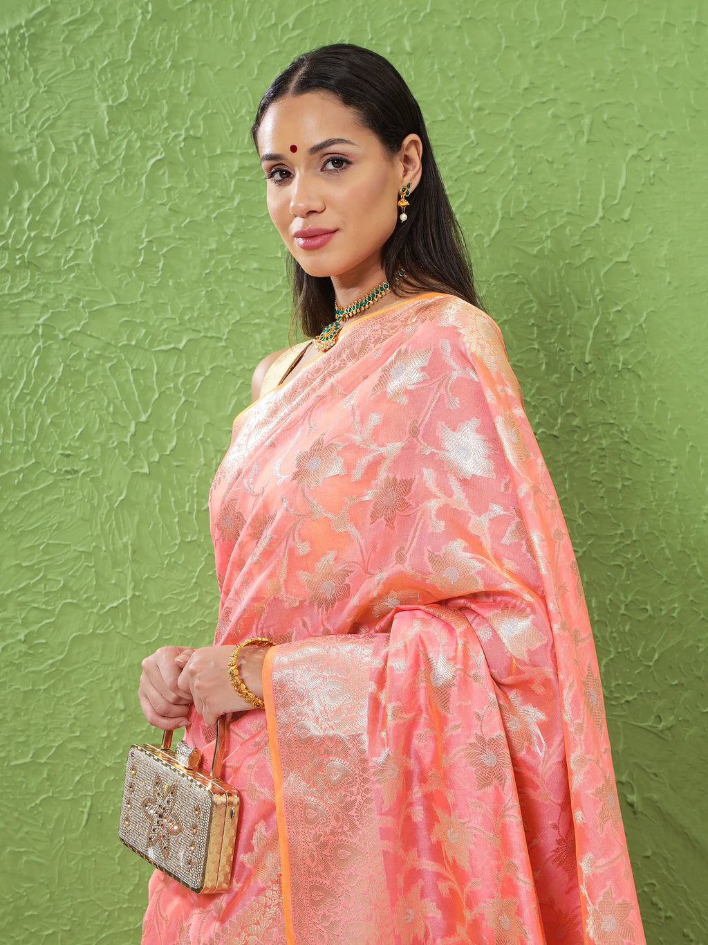 Phool Jaal - Peach