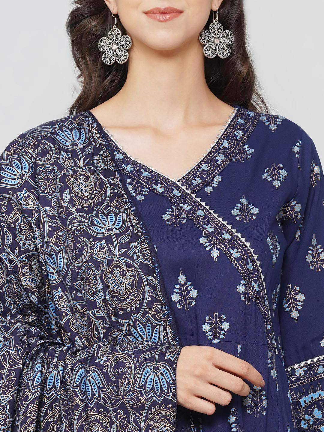 A-Line Kota Doria Kurta