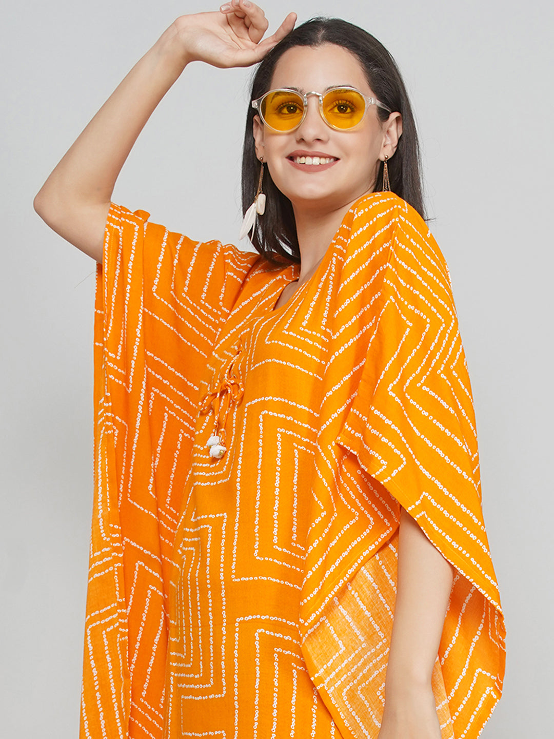 Kaftan Dress - Orange