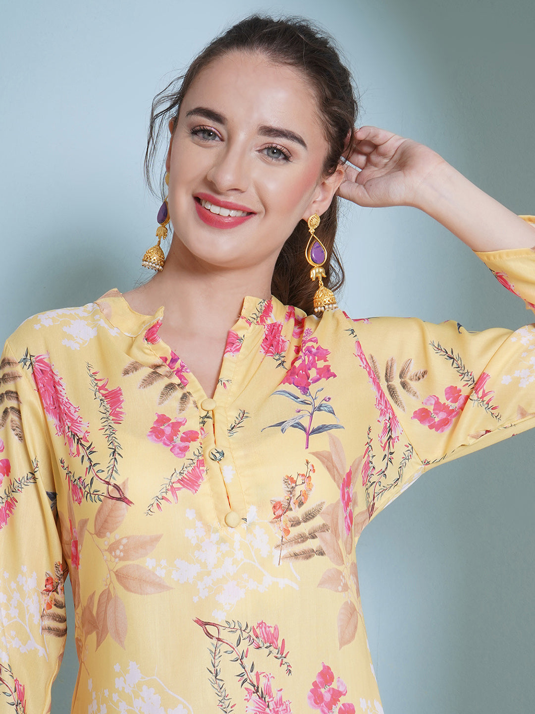 Muslin Printed Co-Ord Set for Women
