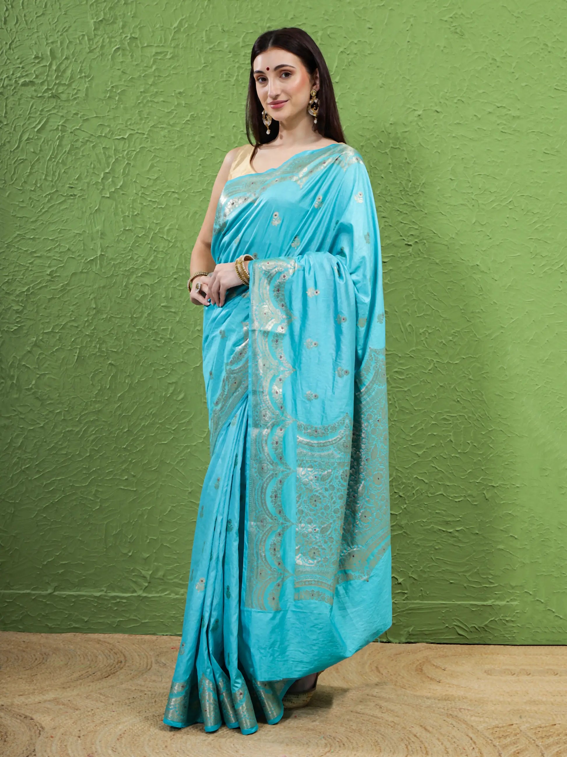 Madhurima - Sky Blue