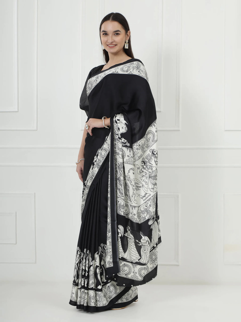 Kalamkari Darbar - Black