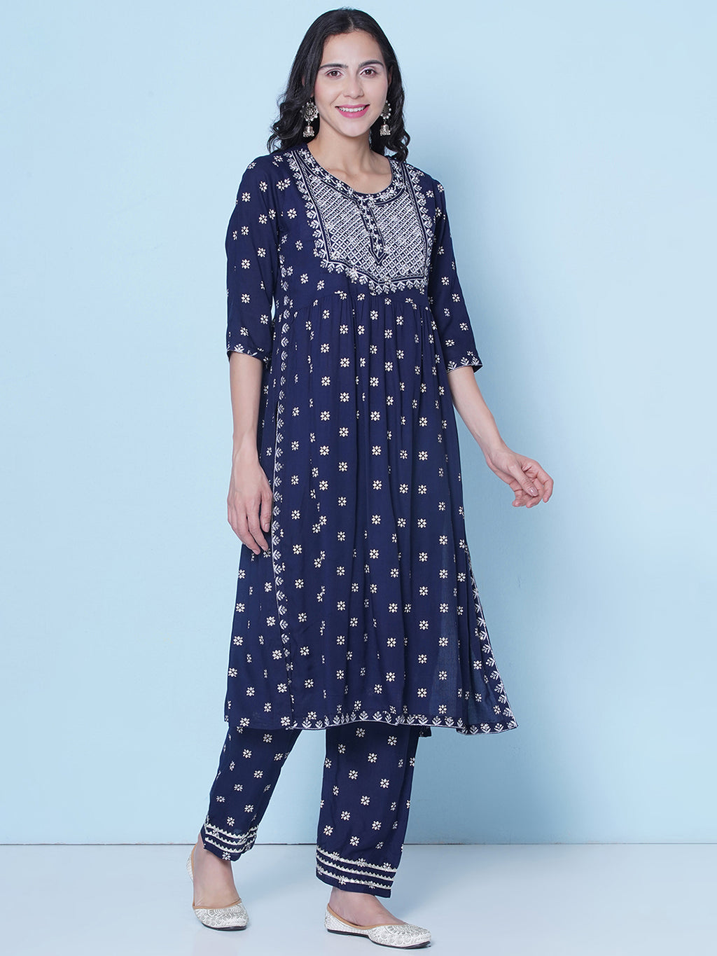 Foil Work Suit - Navy Blue