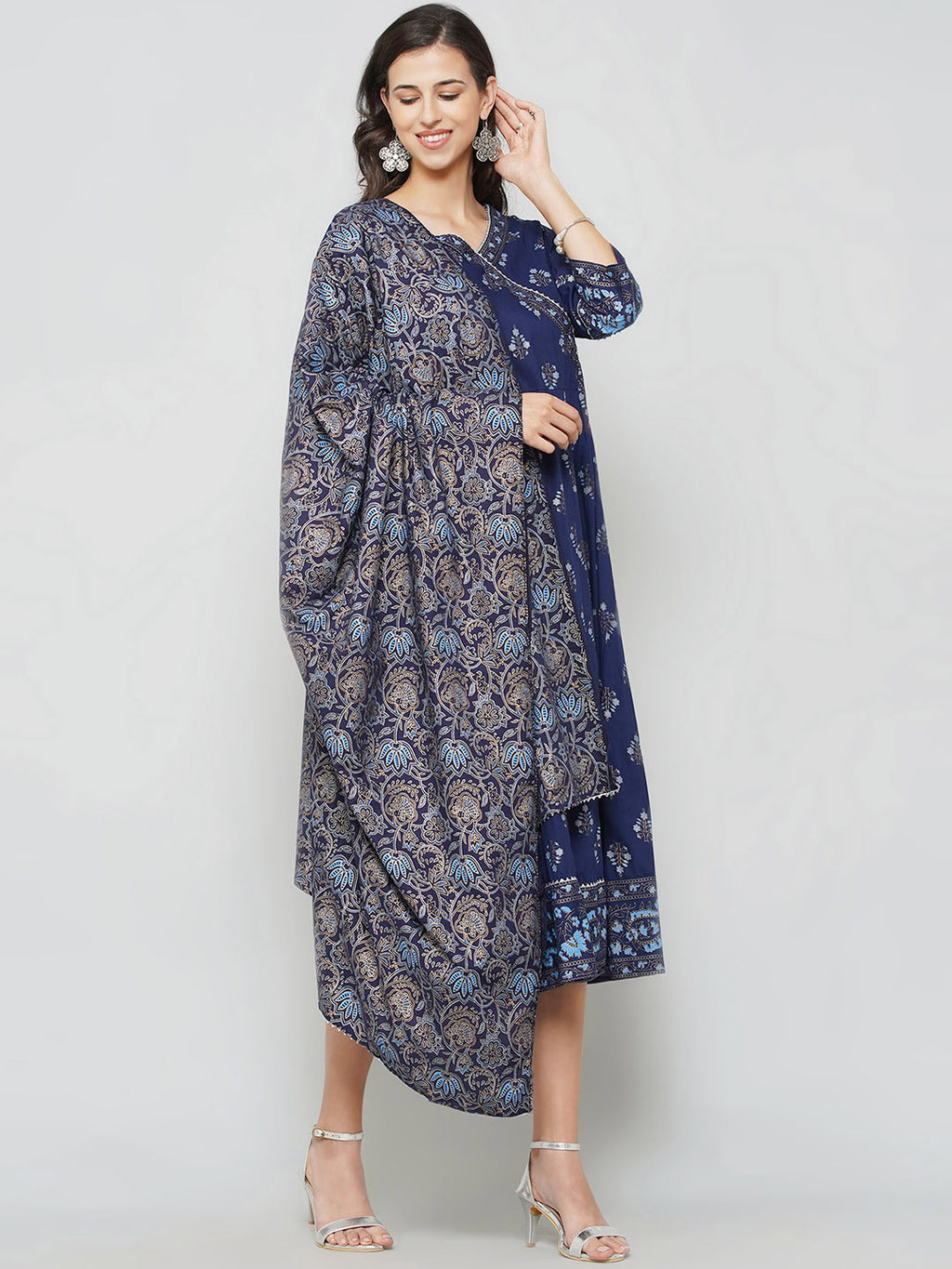 A-Line Kota Doria Kurta