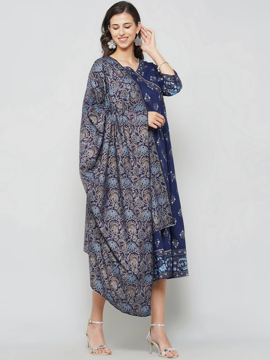 A-Line Kota Doria Kurta