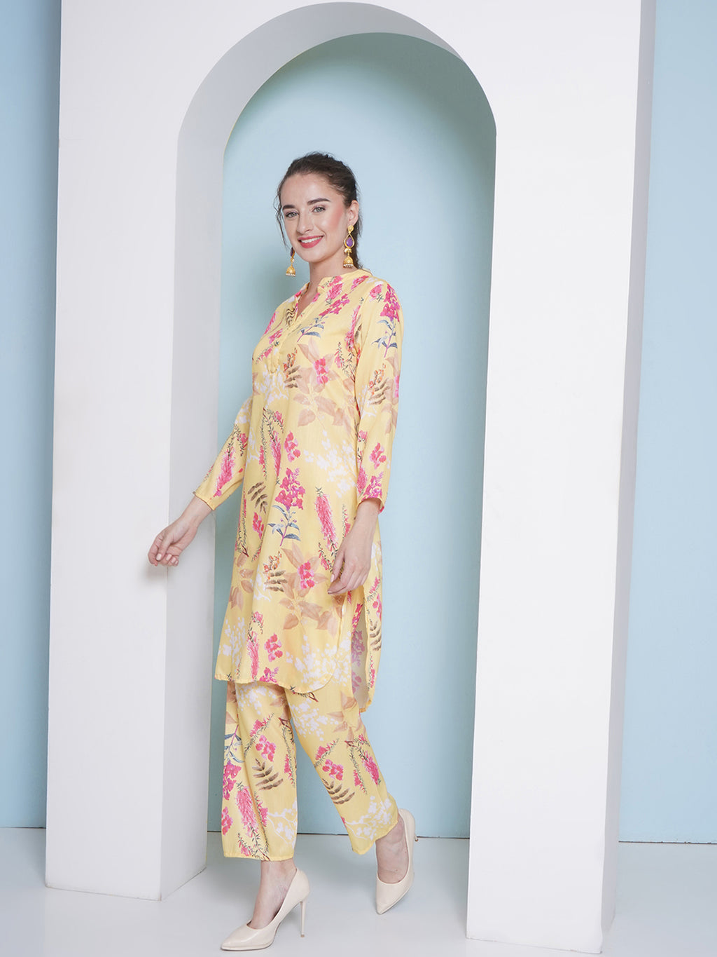 Muslin Printed Co-Ord Set for Women