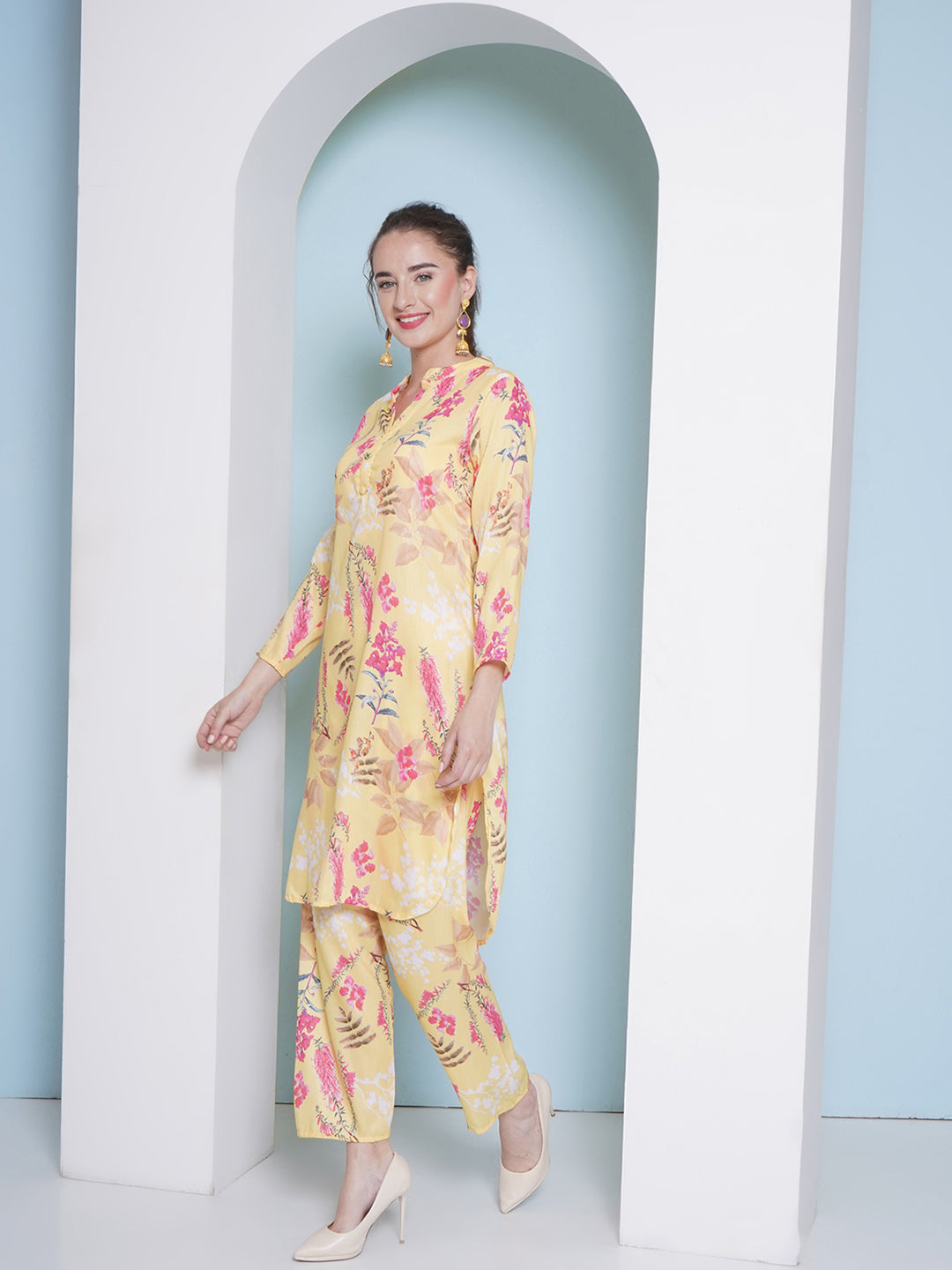 Muslin Printed Co-Ord Set for Women
