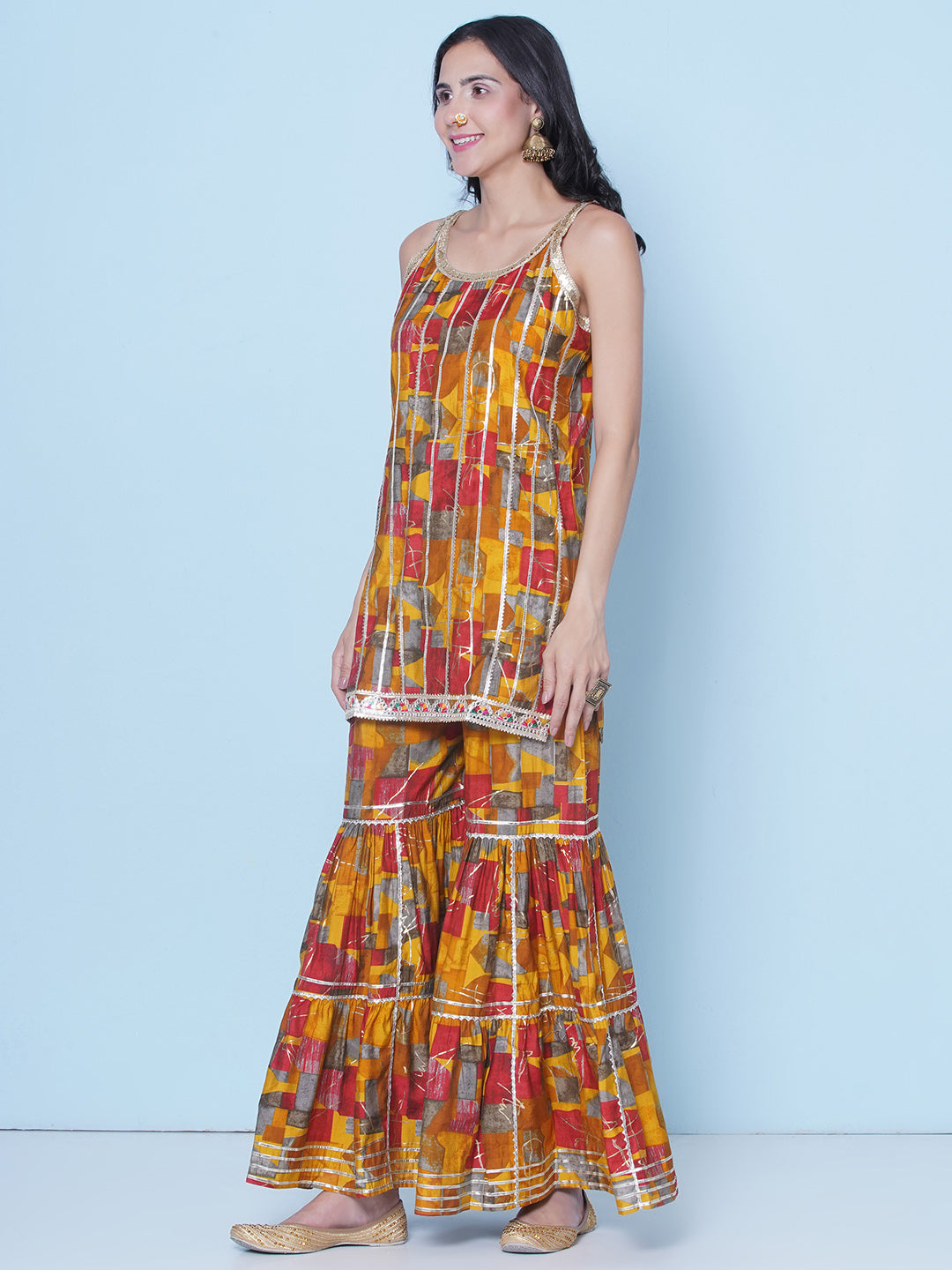 Elegant Sharara Set with Dupatta