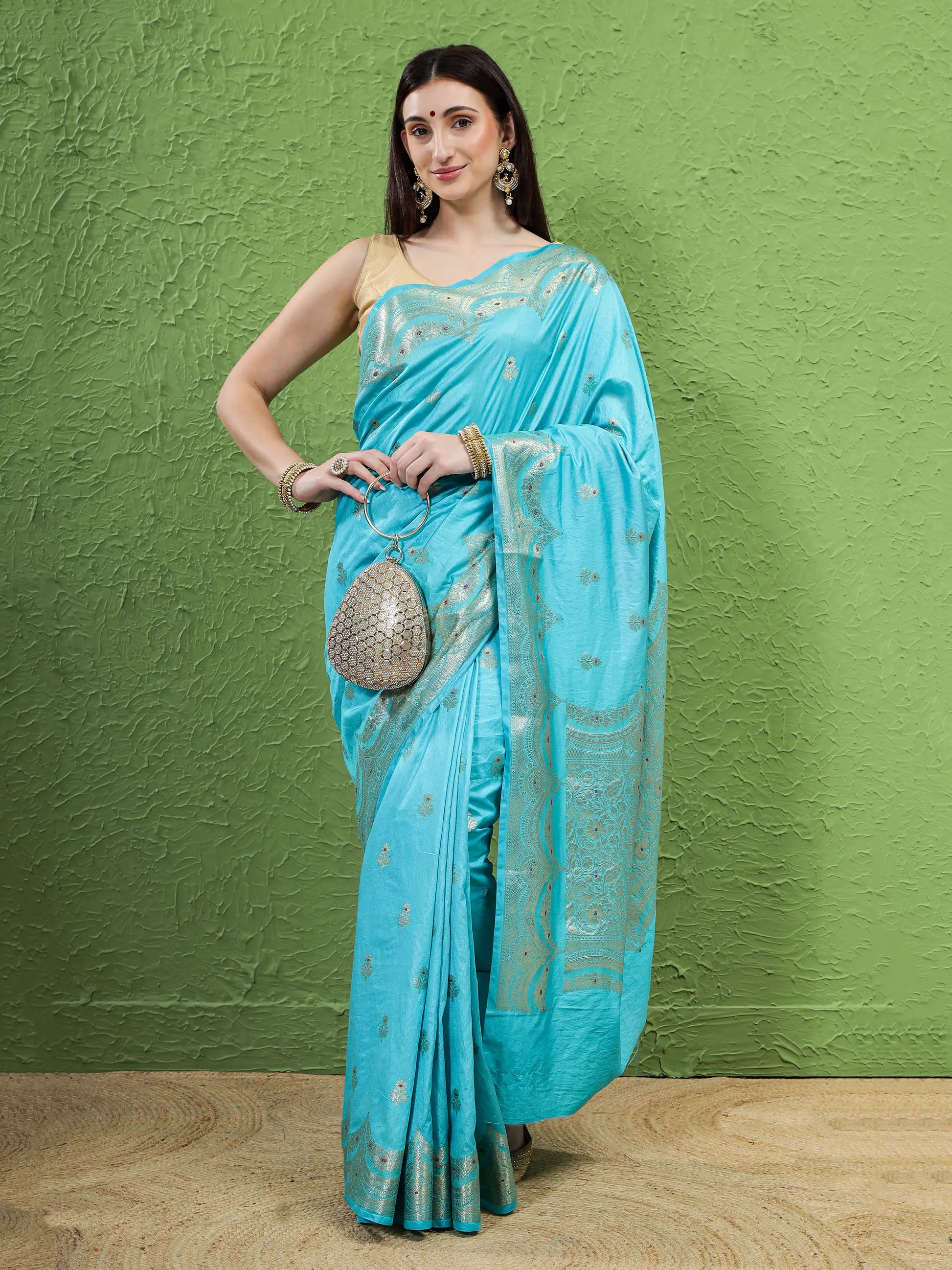 Madhurima - Sky Blue