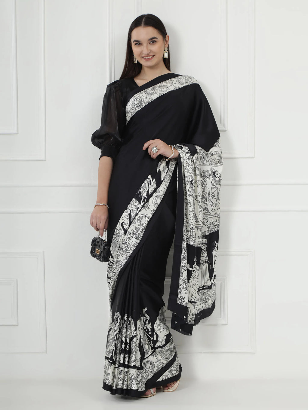 Kalamkari Darbar - Black