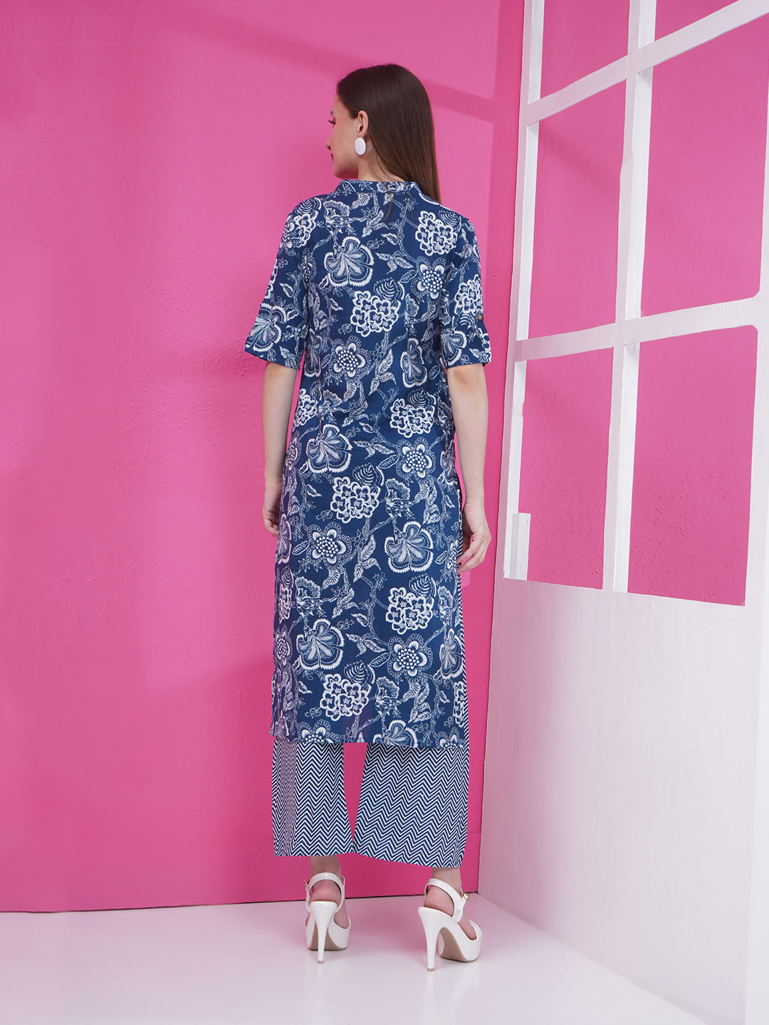 Floral Co-Ord Set - Blue
