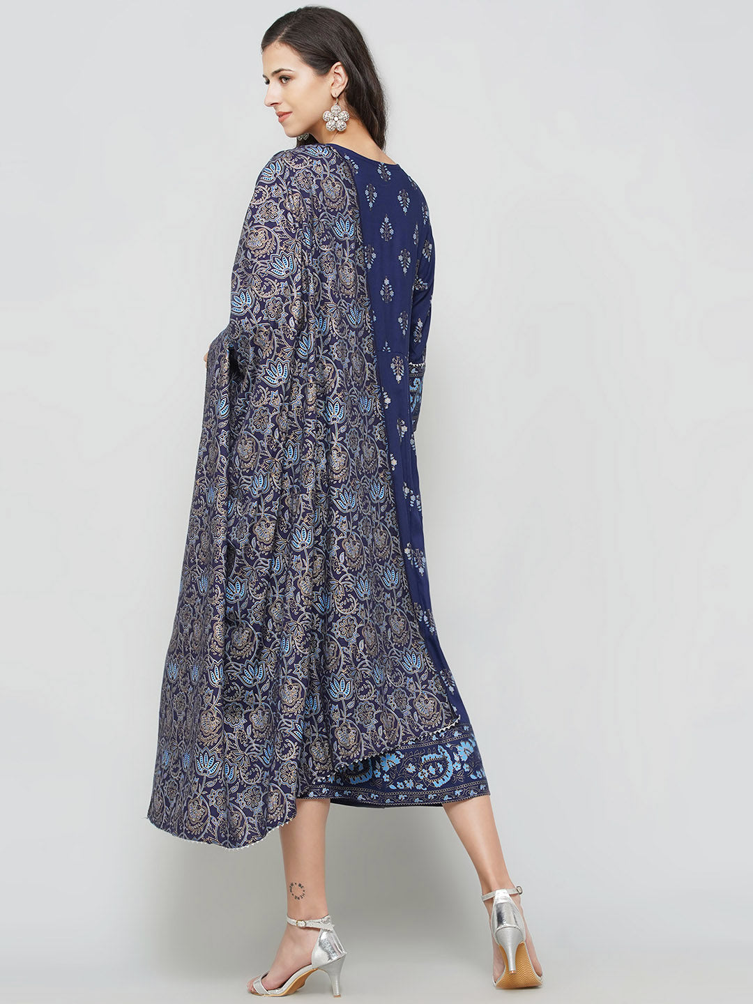 A-Line Kota Doria Kurta