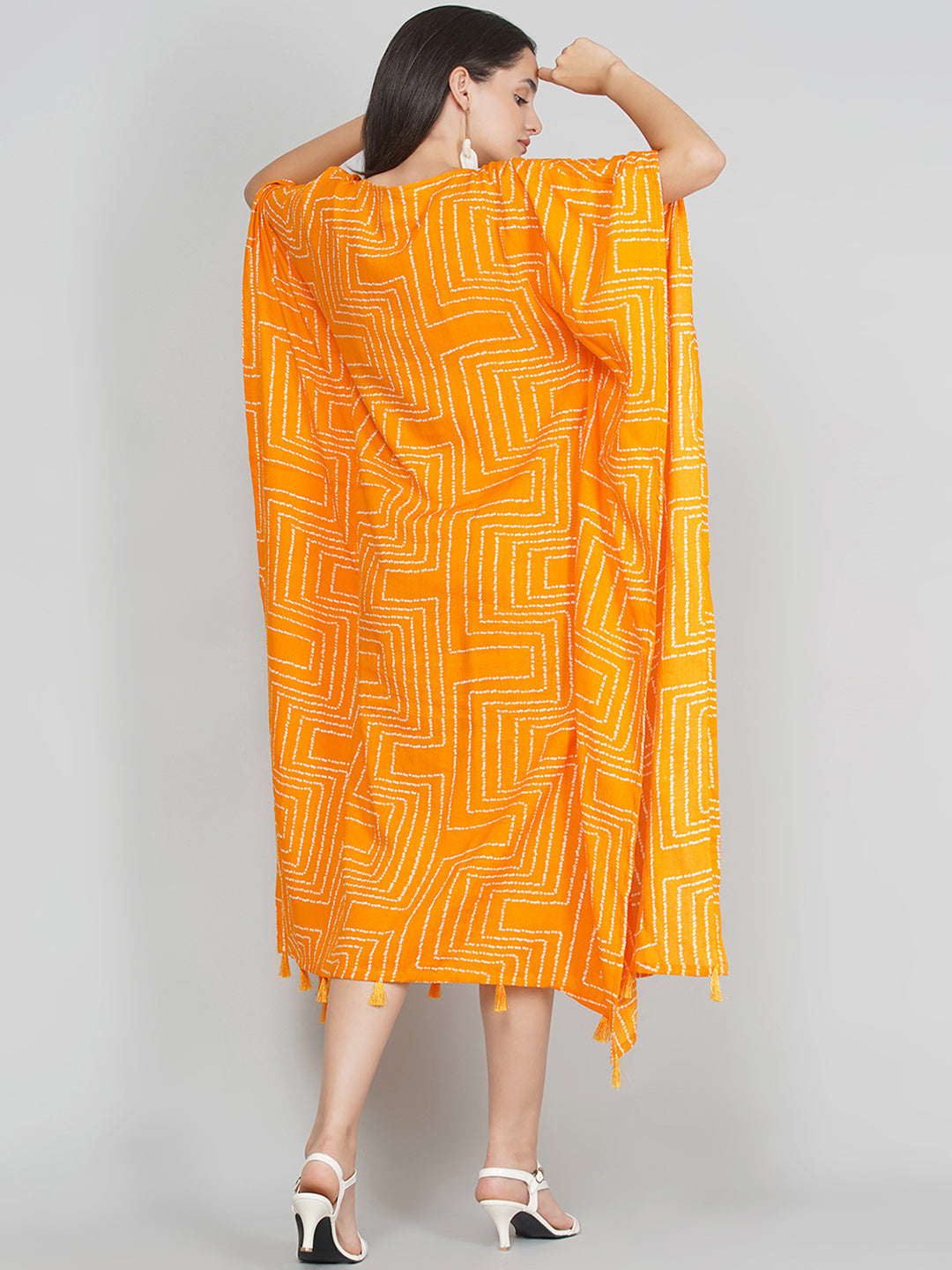 Kaftan Dress - Orange
