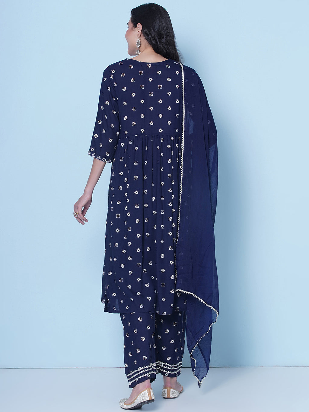 Foil Work Suit - Navy Blue