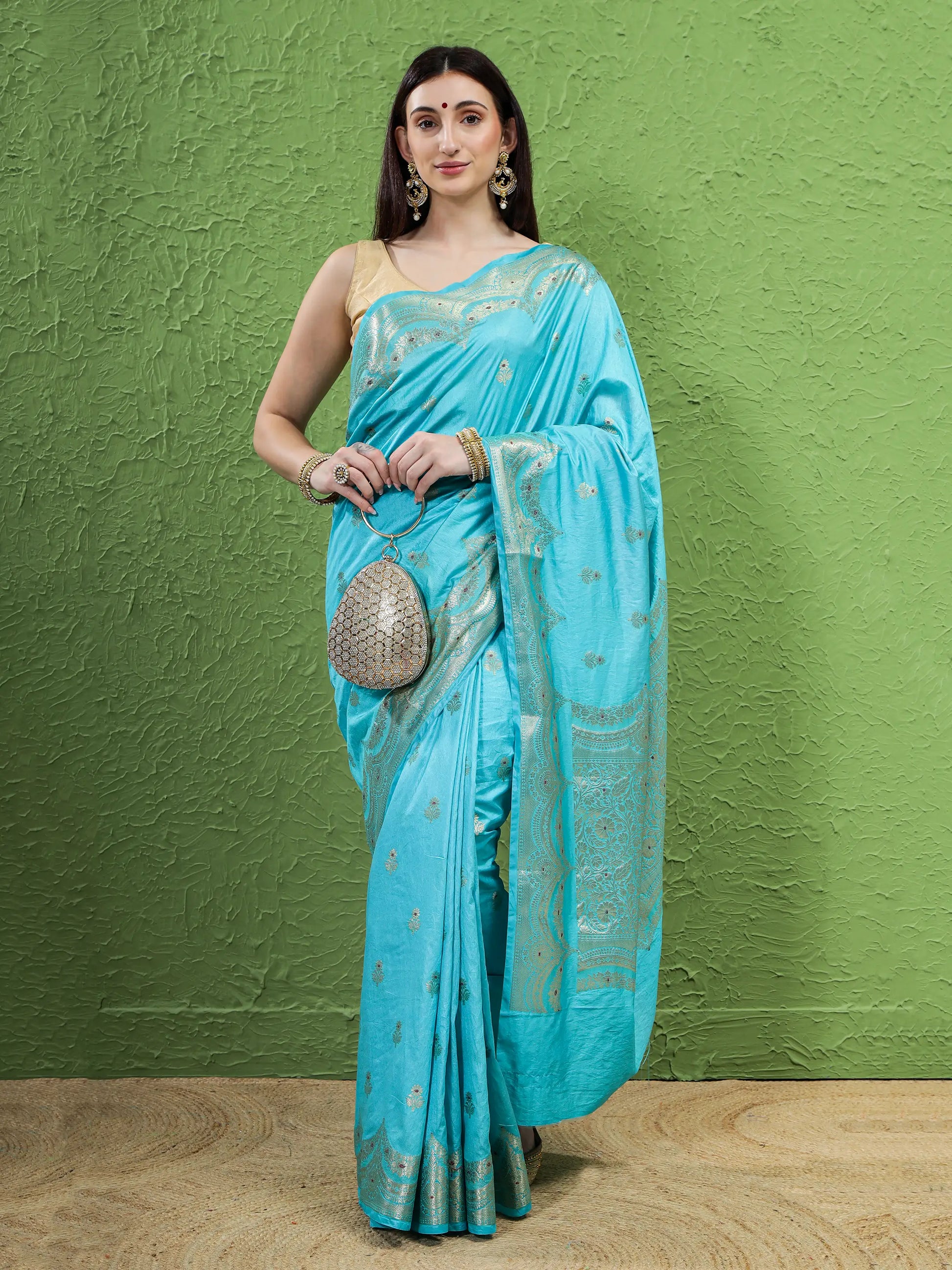 Madhurima - Sky Blue