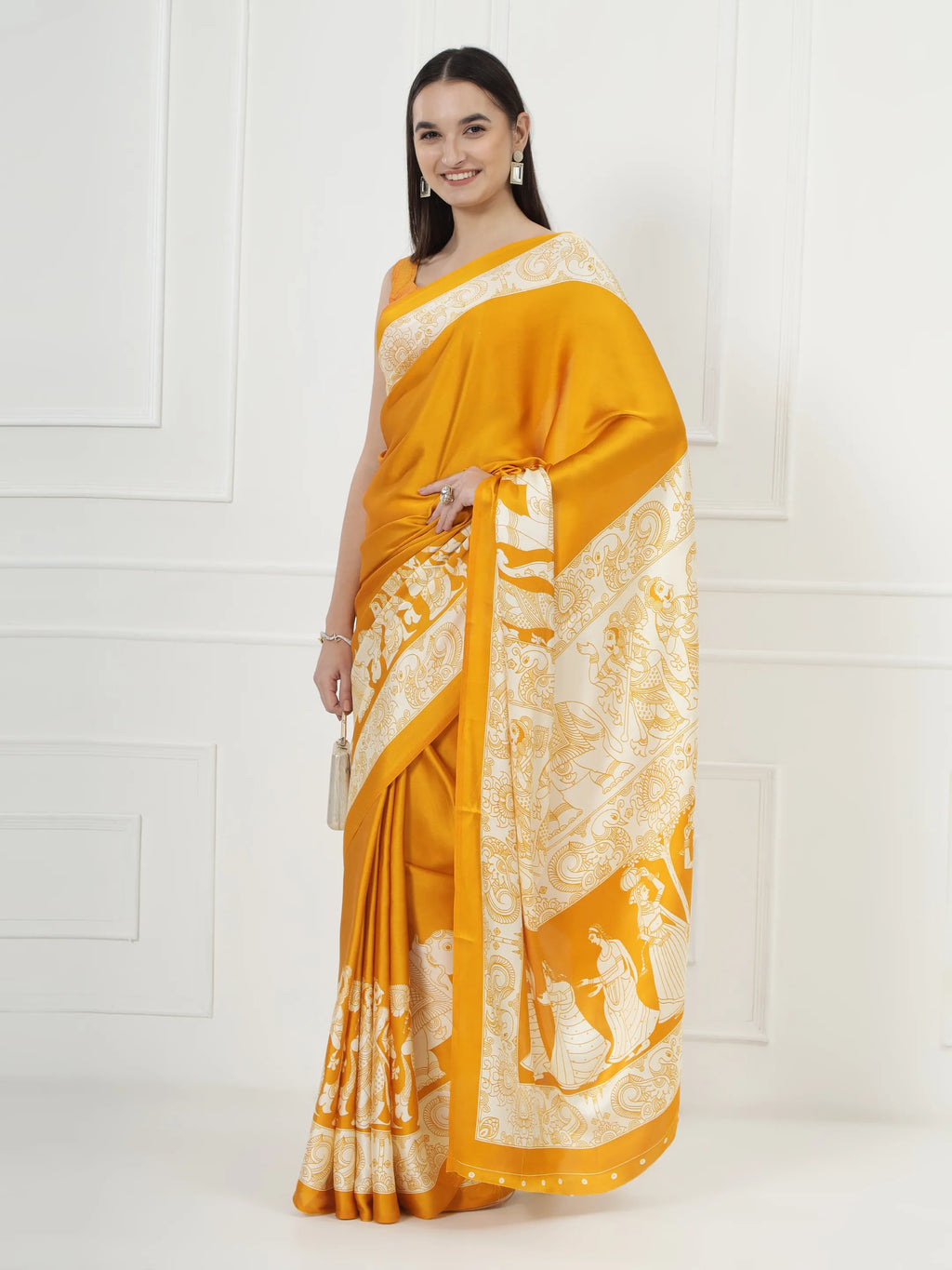 Kalamkari Darbar - Yellow