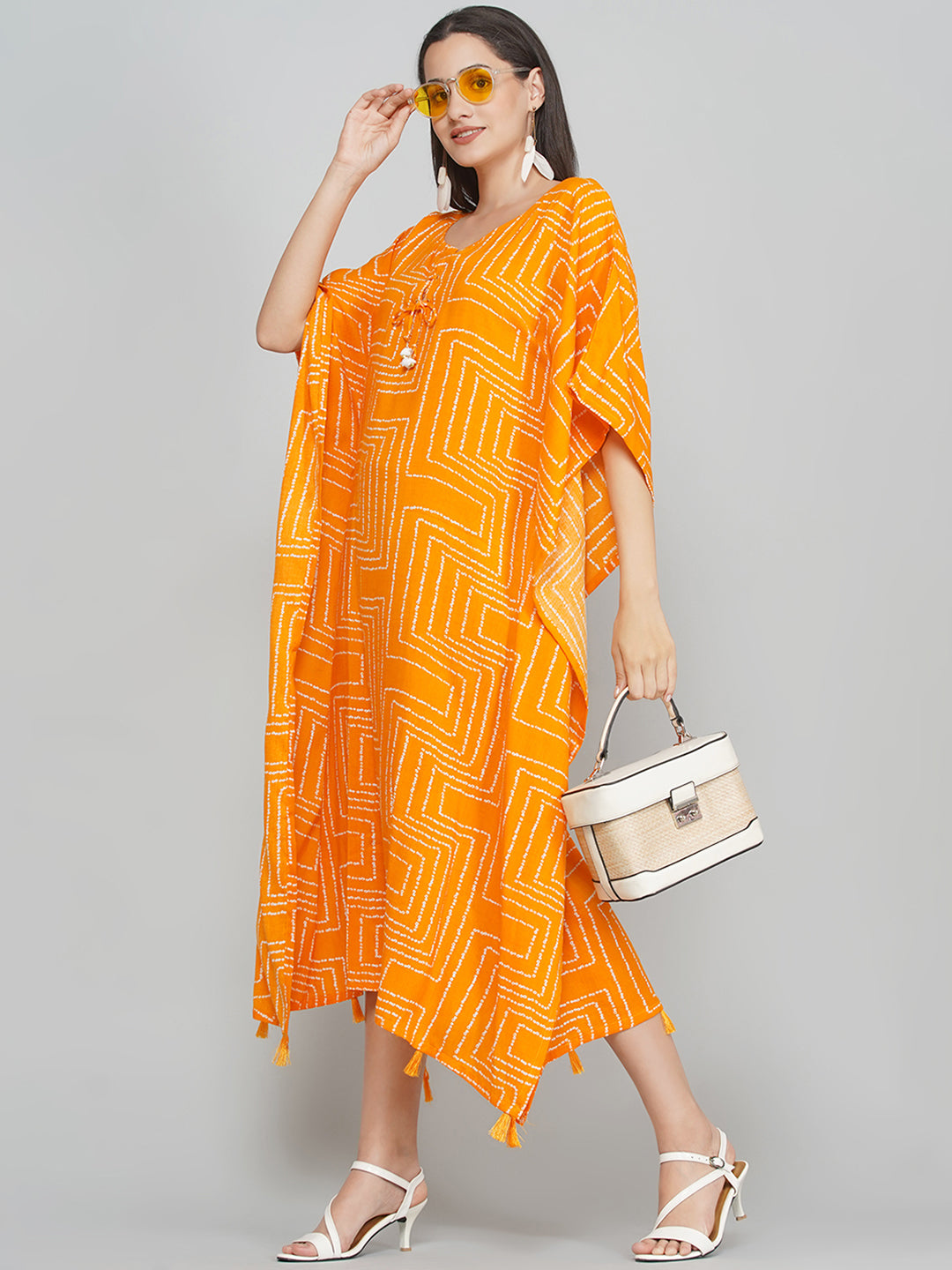 Kaftan Dress - Orange