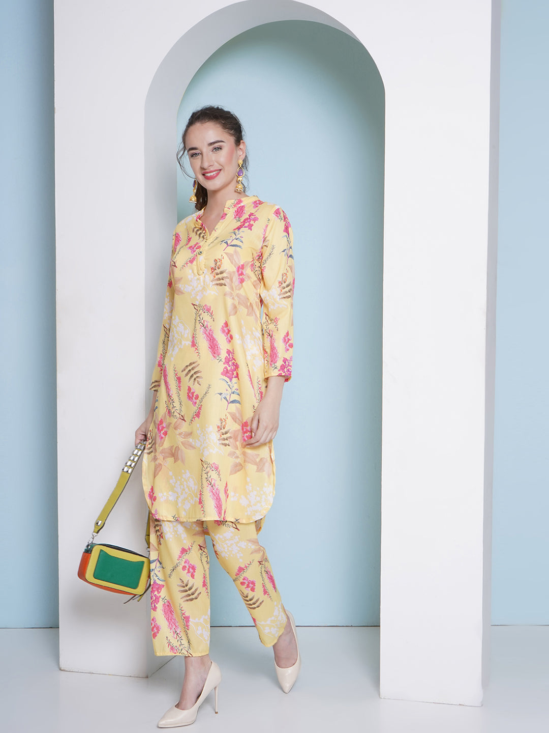 Muslin Printed Co-Ord Set for Women