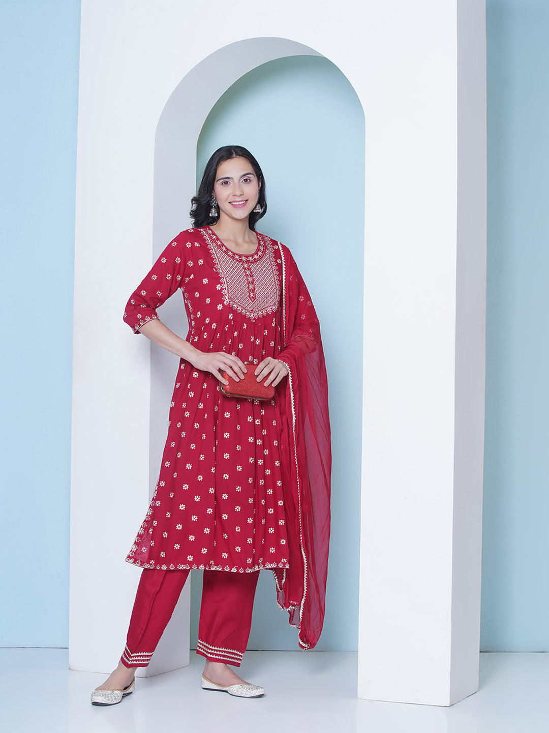 Foil Work Suit - Red