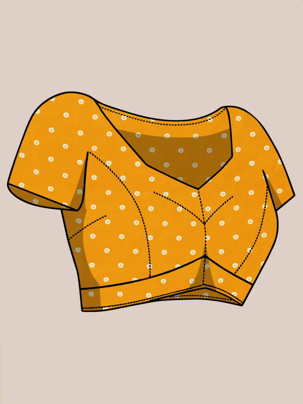 Kalamkari Darbar - Yellow