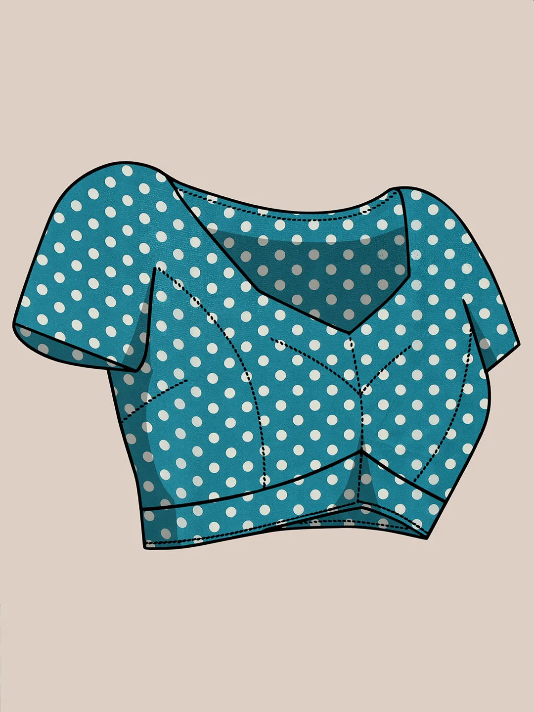 Kuchipudi Tarangini - Turquoise