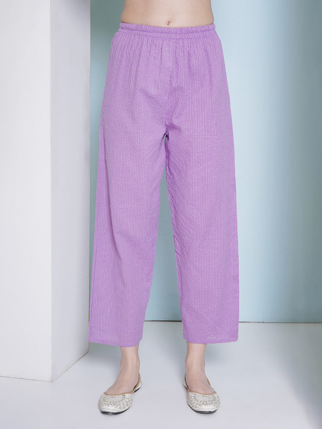 Rayon Co-Ord Set - Lavender