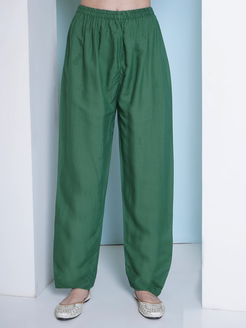 Floral Printed Suit Set - Green