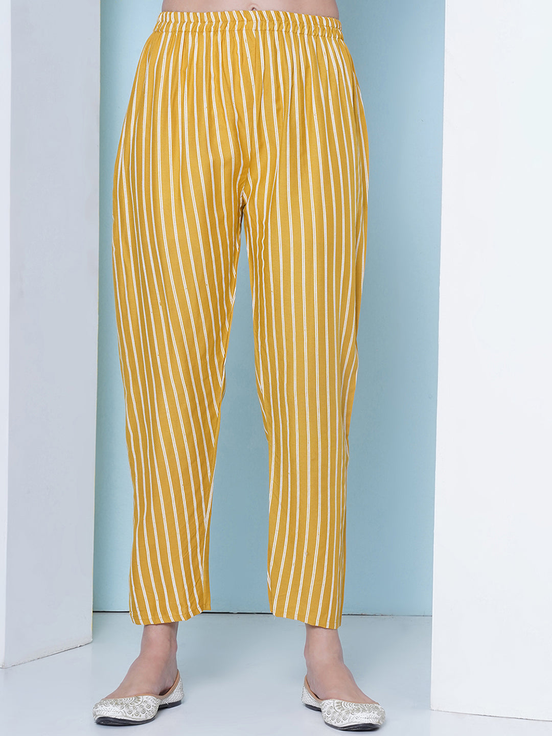 Kurti & Pant Set - Yellow