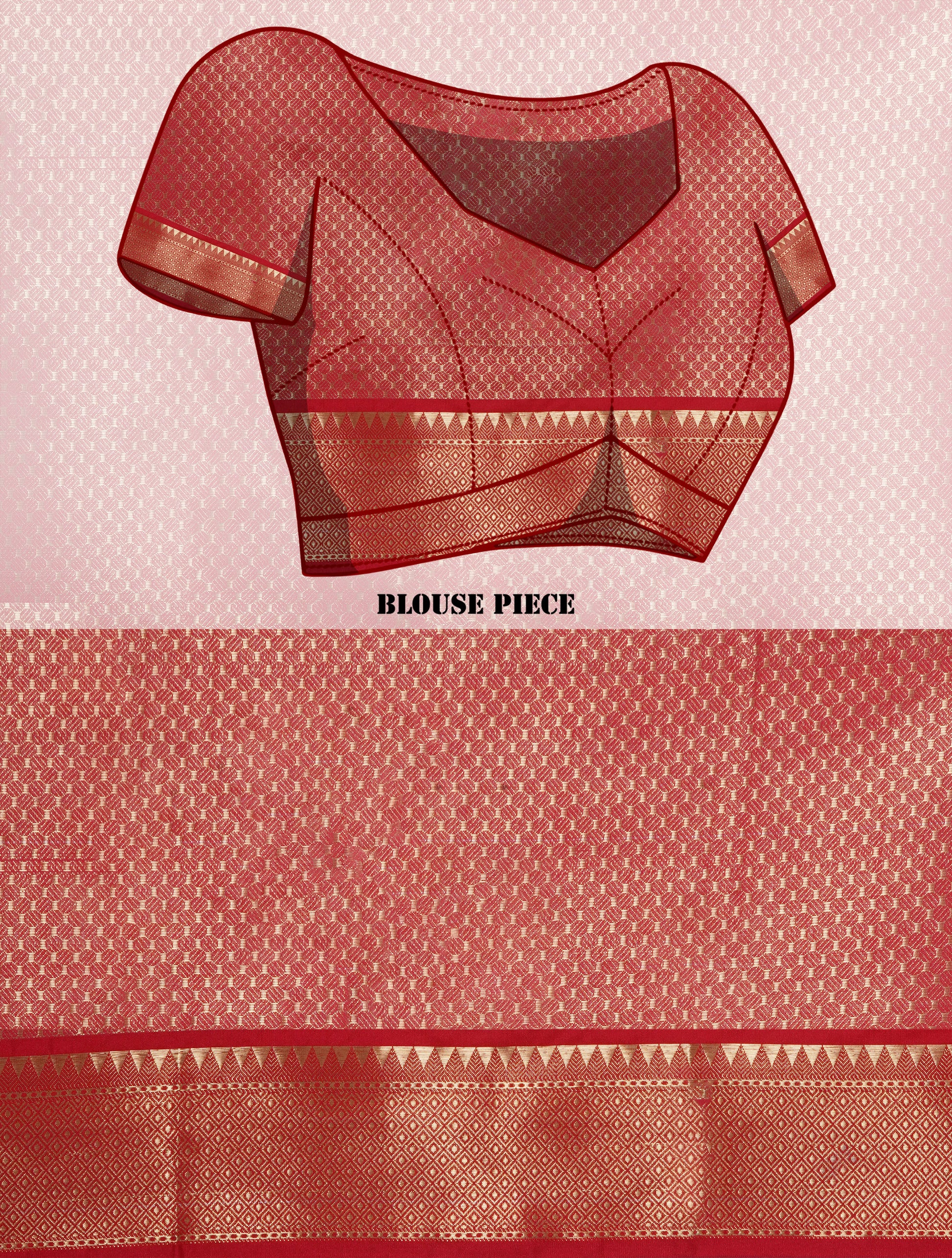 Banarasi Bridal Tissue Saree - Gold