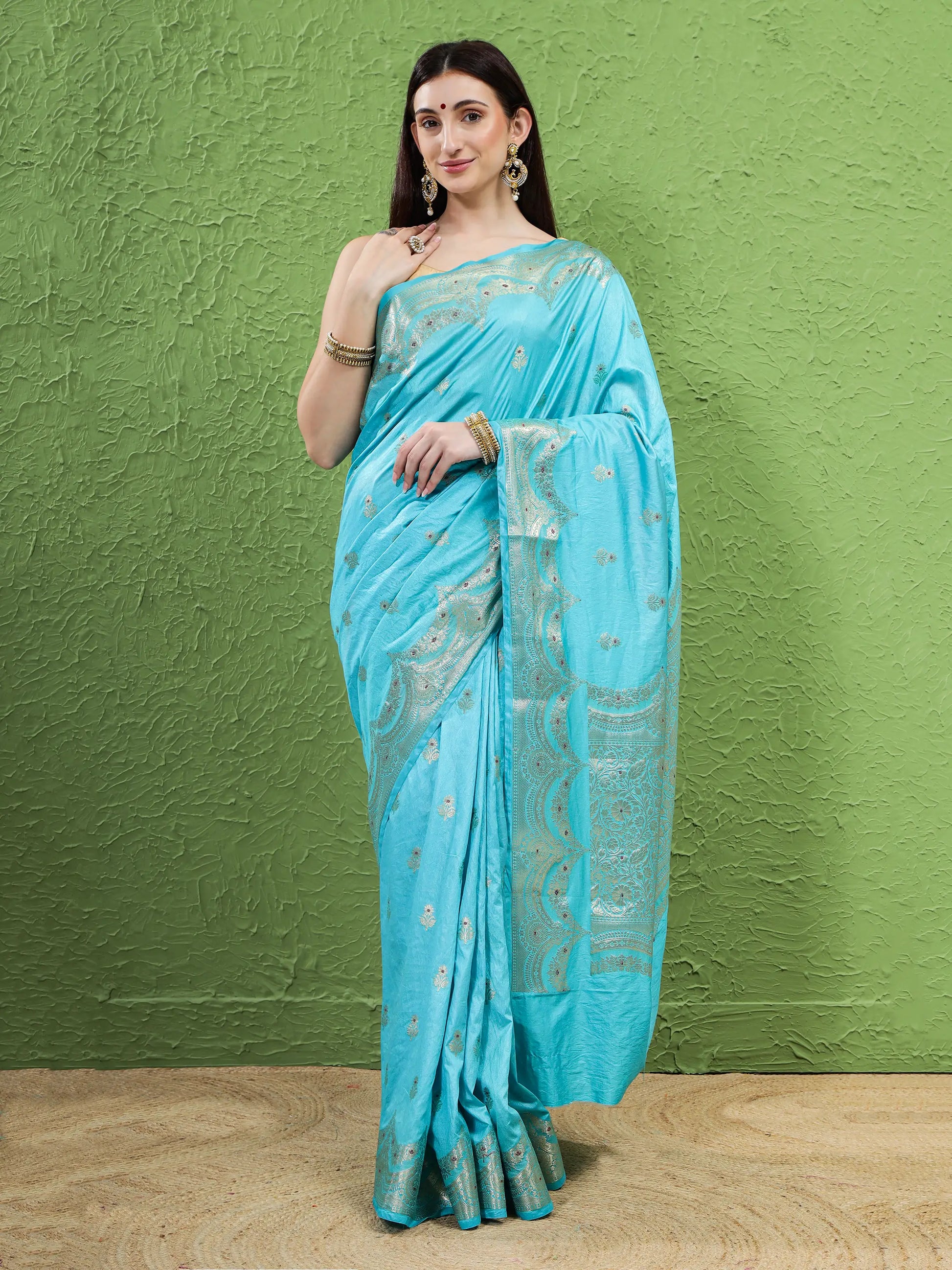 Madhurima - Sky Blue
