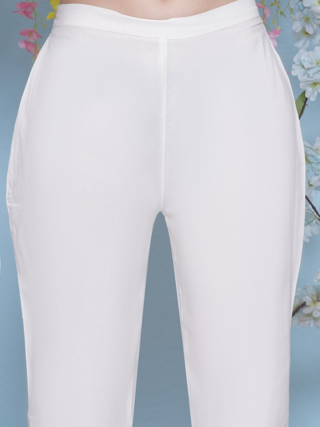 Hand Embroidered Kurta Set - Cobalt Blue