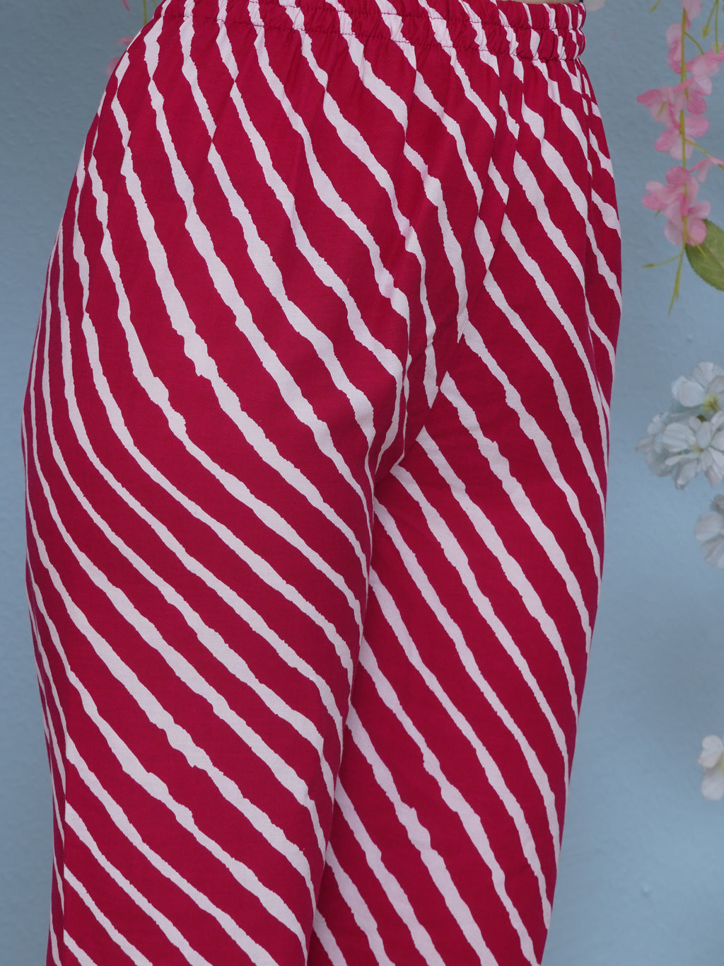 Kurti & Pant Set - Magenta