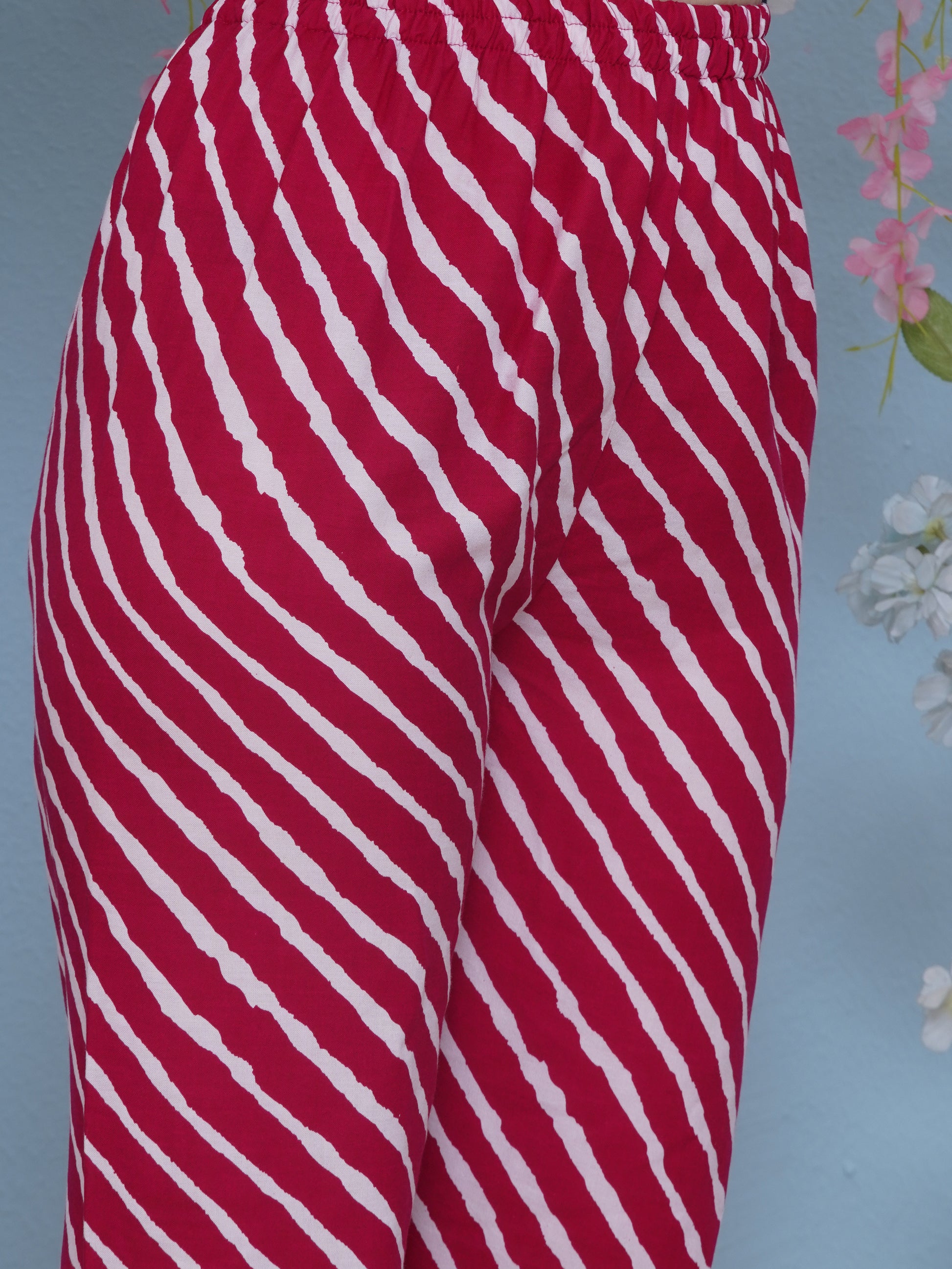 Kurti & Pant Set - Magenta