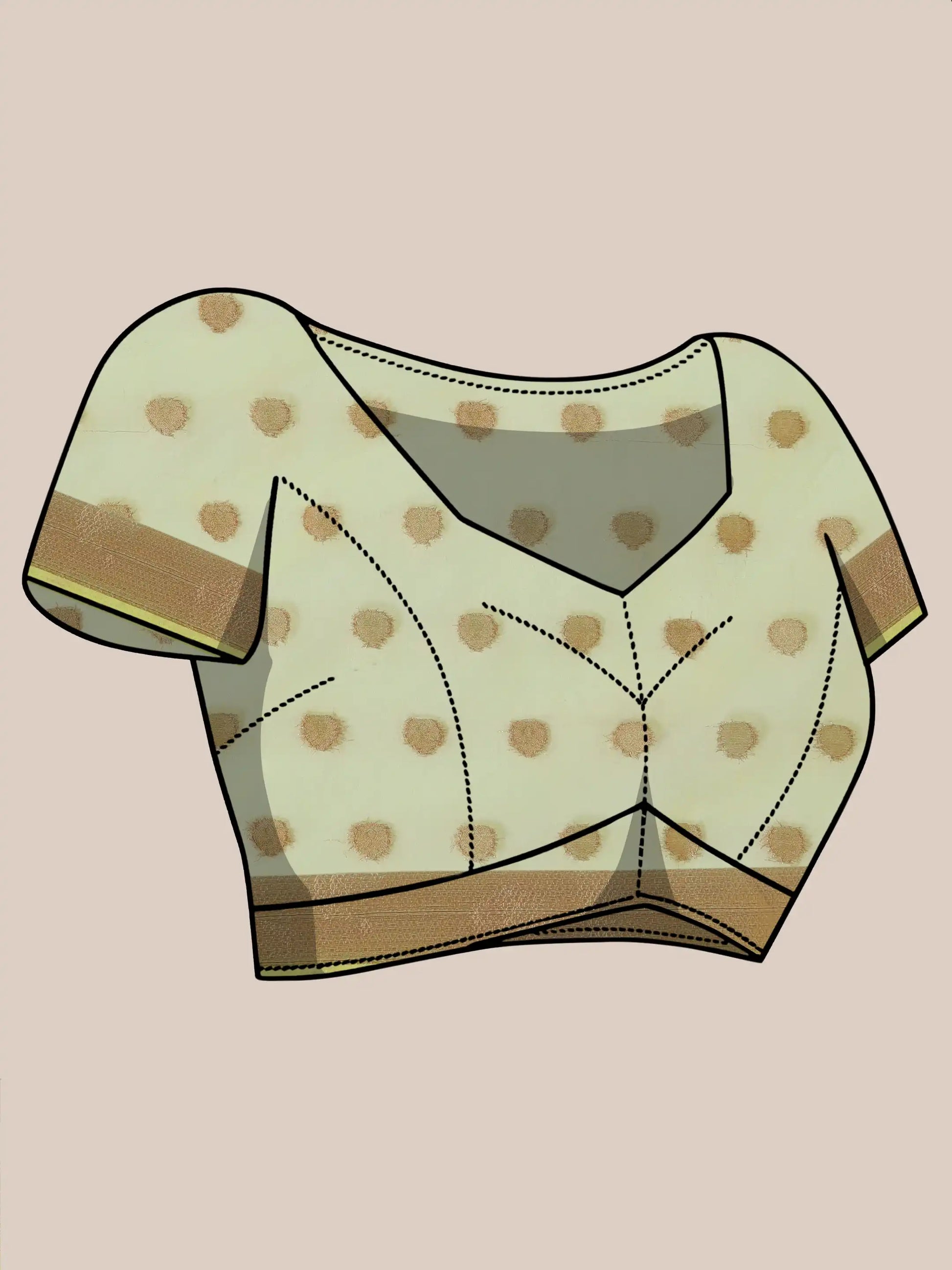 Banarasi Woven Organza Saree - Neon