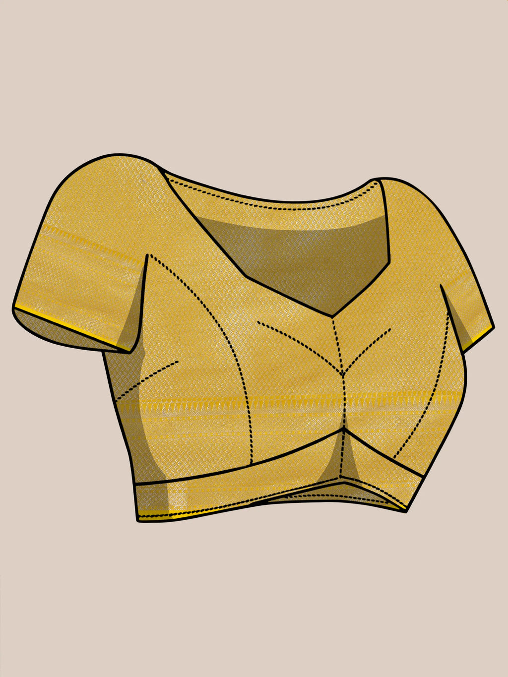 Banarasi Silk Heavy Zari Work - Haldi Yellow