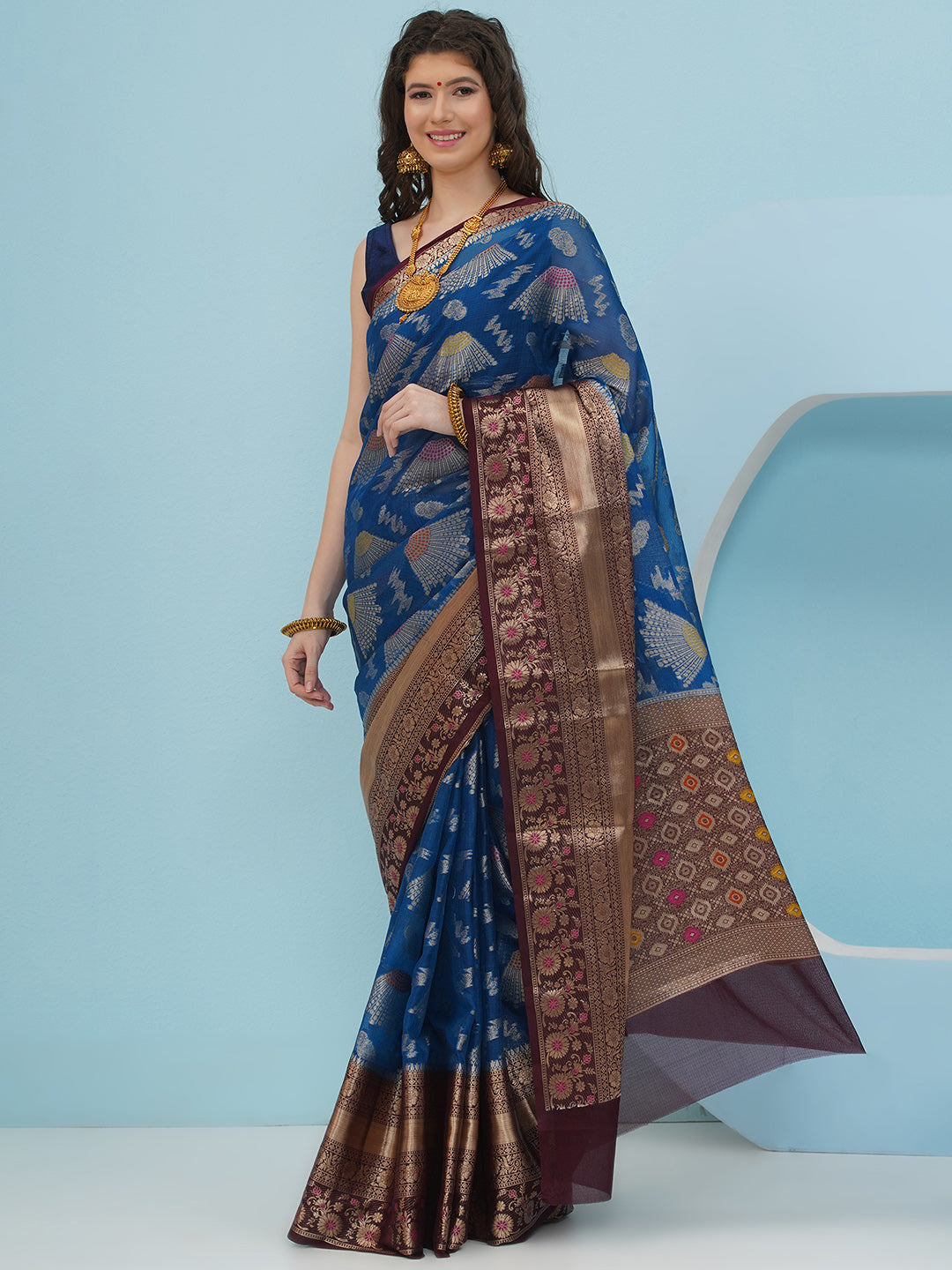 Neelambari - Navy Blue