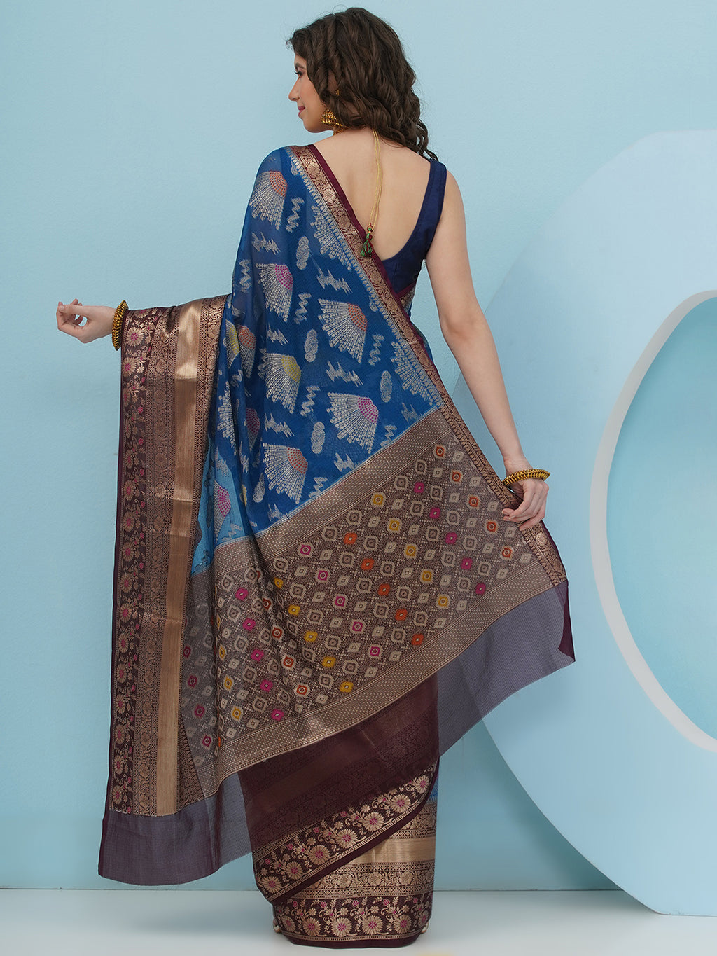 Neelambari - Navy Blue