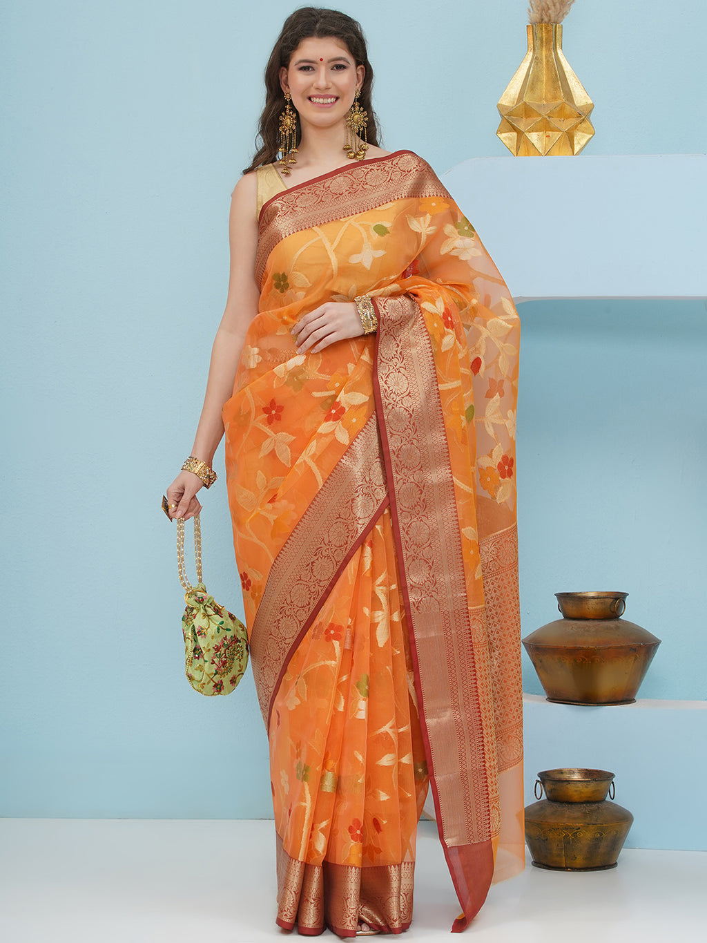 Mrinal - Fiery Orange